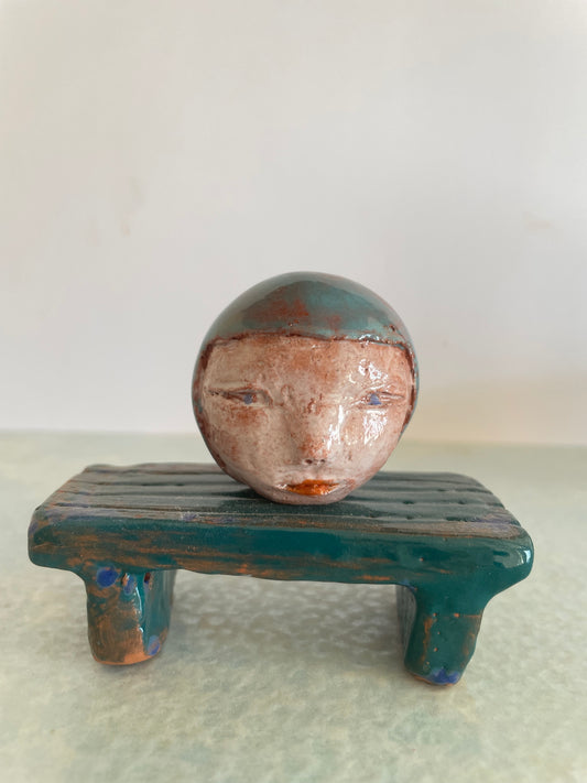 Mini Tête en céramique