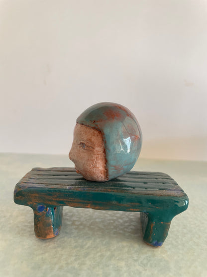 Mini Tête en céramique