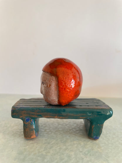 Mini Tête en céramique