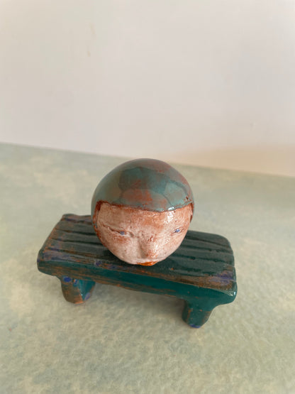 Mini Tête en céramique
