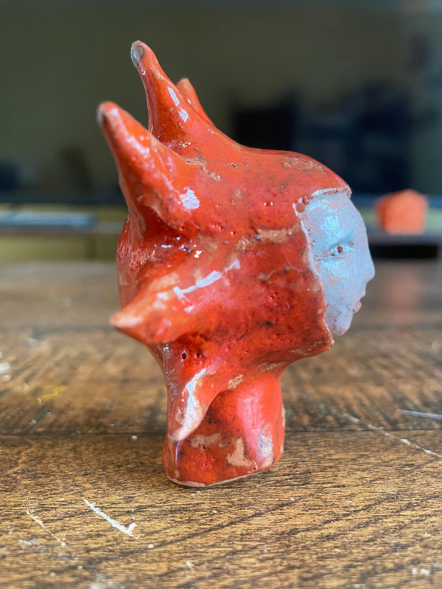 Buste Soleil intérieur en céramique