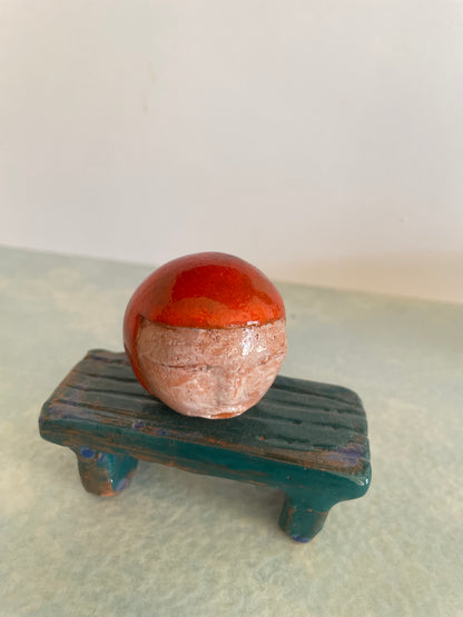 Mini Tête en céramique